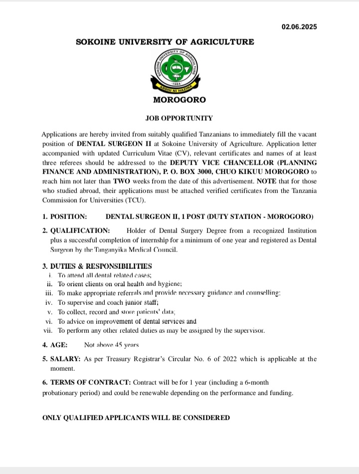 Sokoine University of Agriculture 